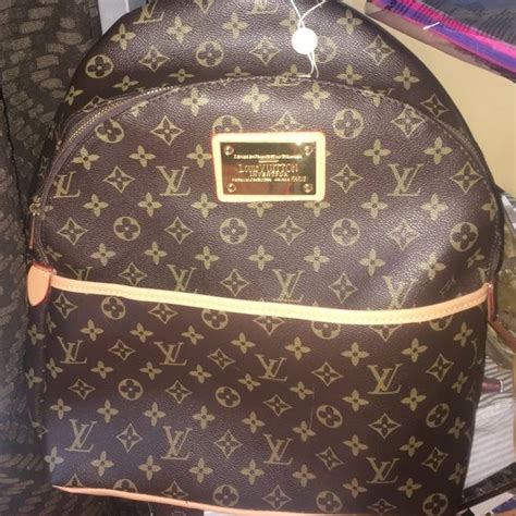 louis vuitton backpack with gold plate|louis vuitton backpack with price.